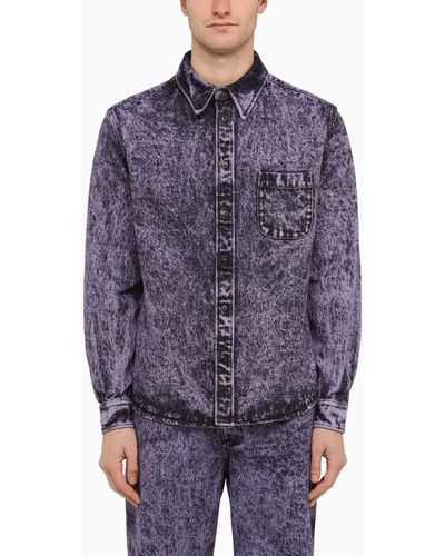 Marni Orchid Denim Shirt - Purple