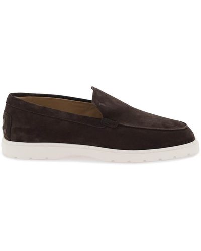 Tod's Suede Loafers - Bruin