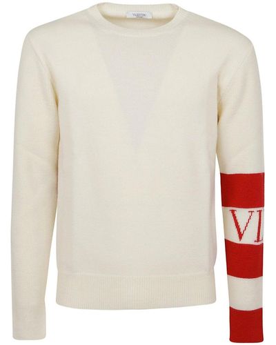 Valentino Berger Pullover aus Wolle - Weiß