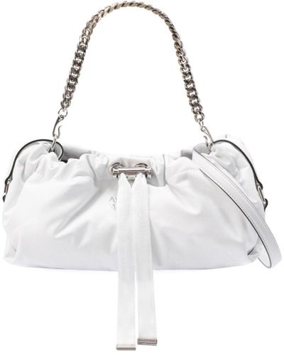 Alexander McQueen Bundle Shoulder Bag - Blanc