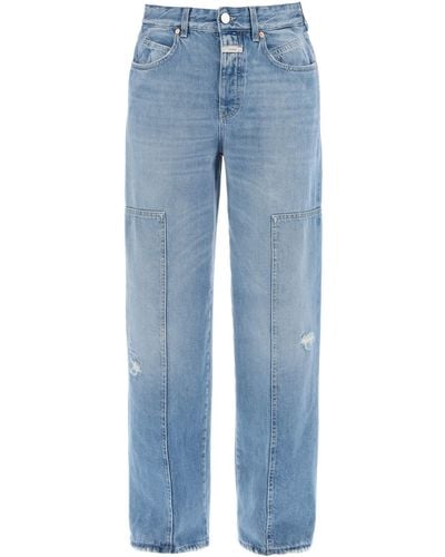 Closed Gesloten Nikka -jeans Met Patches - Blauw