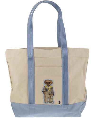 Polo Ralph Lauren Polo Bear Canvas Tote - Wit