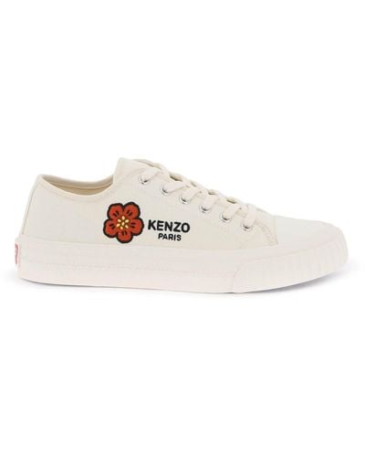 KENZO Sneakers Canvas schol - Blanc