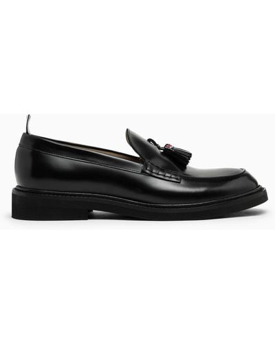 Thom Browne Moccasin With Tassels - Black