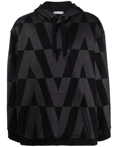 Valentino Cotton Logo Sweatshirt - Noir