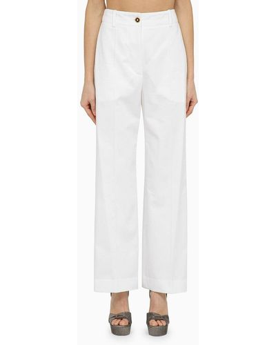 Patou White Structured Pants