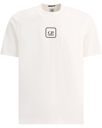 C.P. Company C.p. Firma The Metropolis Series Logo T Shirt - Wit