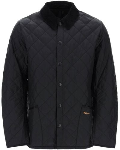 Barbour Giacca Trapuntata Heritage Liddesdale - Nero
