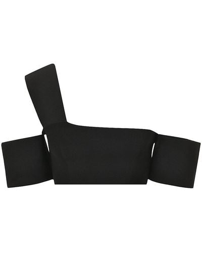Alexander McQueen Bandage Top - Zwart