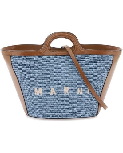 Marni Tropicalia kleine Handtasche - Blau