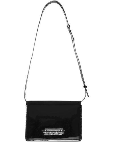 Alexander McQueen Patent Leather Bag - Negro