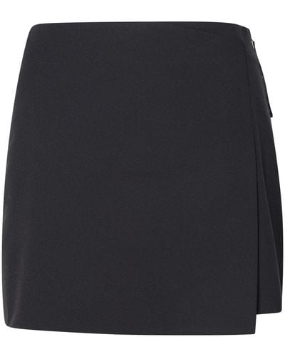 Moncler Shorts de mélange en polyester noir