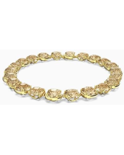Swarovski Harmonia Gold Crystal Necklace - Naturel