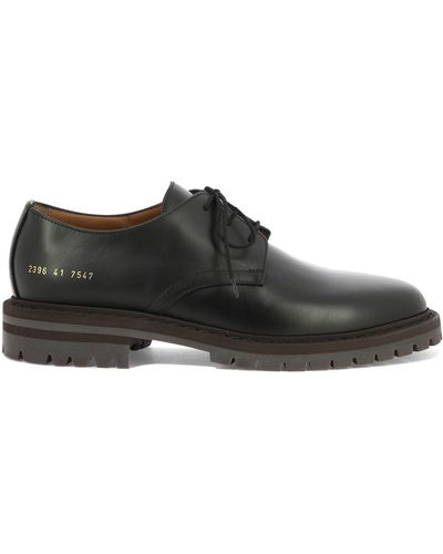 Common Projects Derby -Schnüre des Officer - Negro