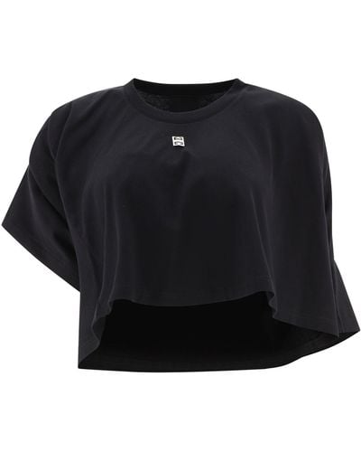 Givenchy Bijgesneden T-shirt - Zwart