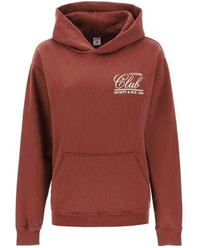 Sporty & Rich '94 Country Club 'Hoodie - Rot