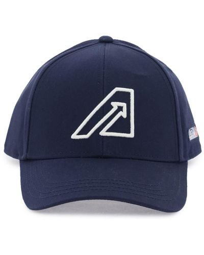 Autry Baseball Cap Met Geborduurd Logo - Blauw