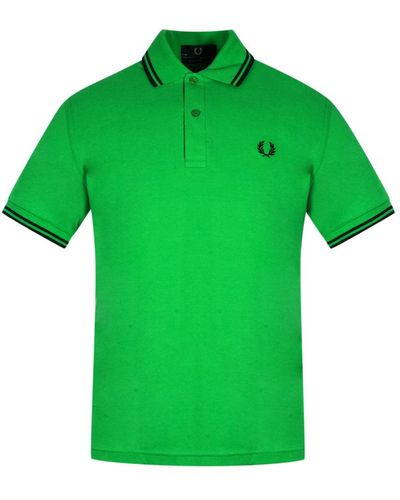 Fred Perry M12 824 Grüne Poloshirt