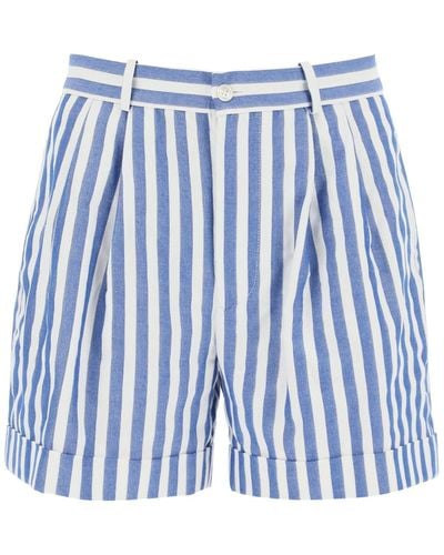 Polo Ralph Lauren Pantalones cortos rayados de - Azul