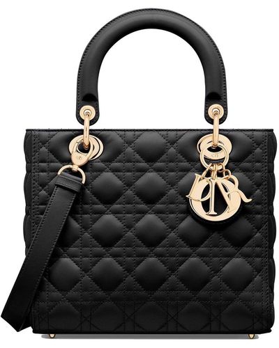 Dior Medium Lady Bag - Schwarz