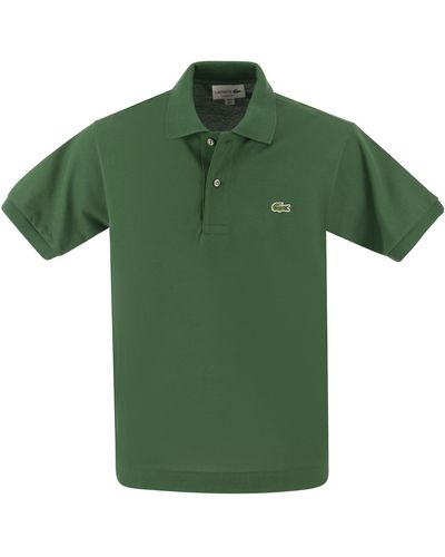 Lacoste Classic Fit Cotton Pique Polo Shirt - Groen