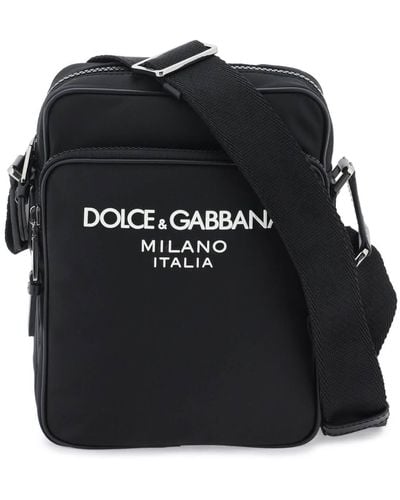 Dolce & Gabbana Nylon Crossbody Bag - Zwart