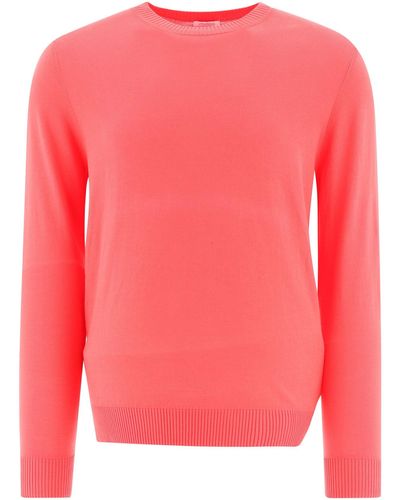 Malo Gerippter Pullover - Pink