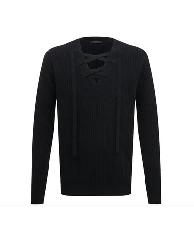 Prada C mero suéter - Negro