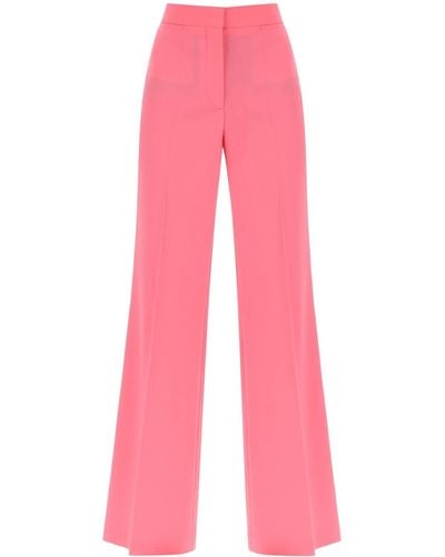 Stella McCartney Stella Mc Cartney Pantalon à couture évasée - Rose