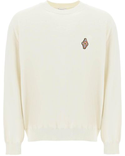 Marcelo Burlon Sunset Cross Cotton Sweater - Wit