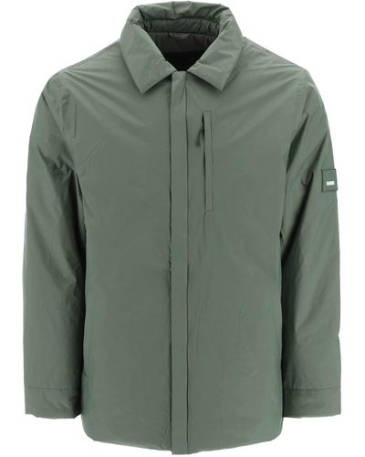 Rains Veste de surchemise matelassée Fuse - Vert