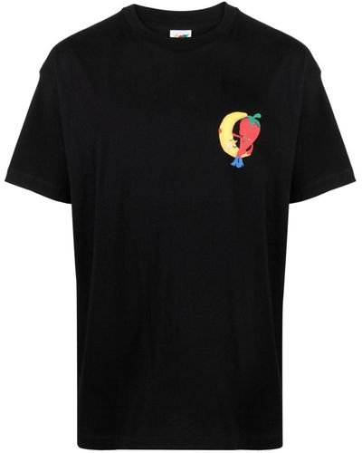 Sky High Farm Logo Cotton T Shirt - Black