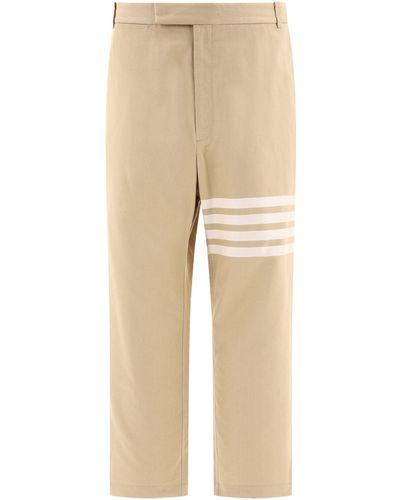 Thom Browne "4 Bar" Pants - Natural