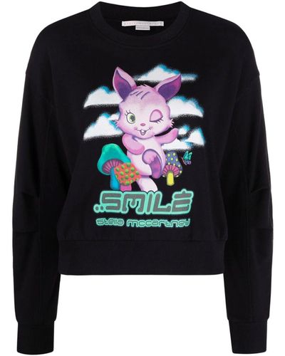 Stella McCartney Gedrukt Sweatshirt - Zwart