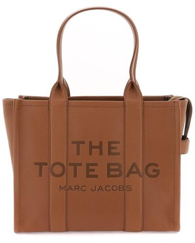 Marc Jacobs 'the Leder Large Tote Bag' ' - Bruin