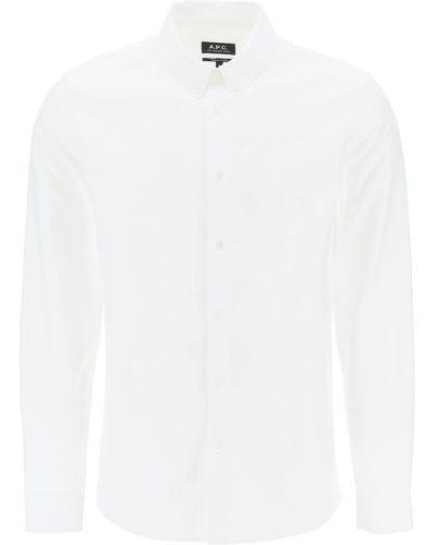 A.P.C. Camicia Button Down - Bianco