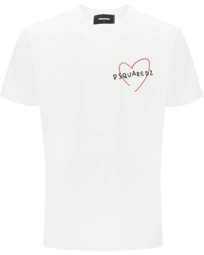 DSquared² Cool Fit T Shirt - Blanco