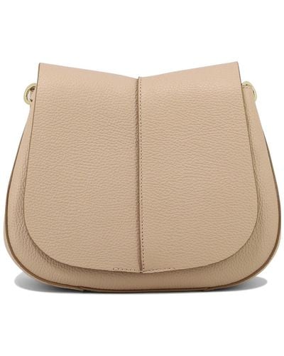 Gianni Chiarini "helena Round" Crossbody Tas - Naturel