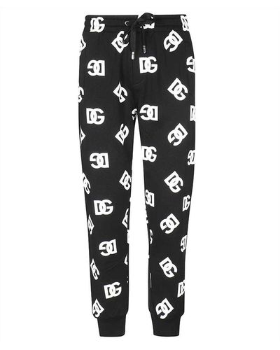 Dolce & Gabbana Pantalones de algodón - Negro