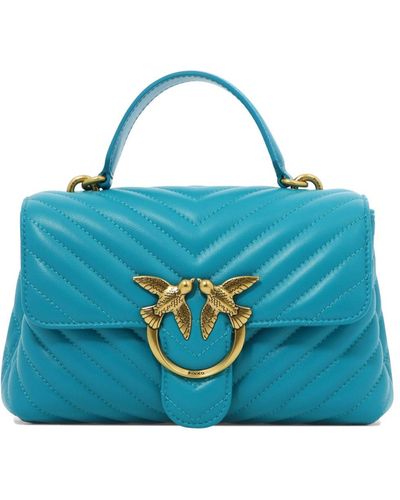 Pinko Mini Lady Love Puff Handtas - Blauw