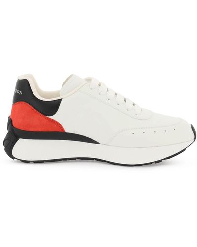 Alexander McQueen Sprint Runner Sneakers - Blanco