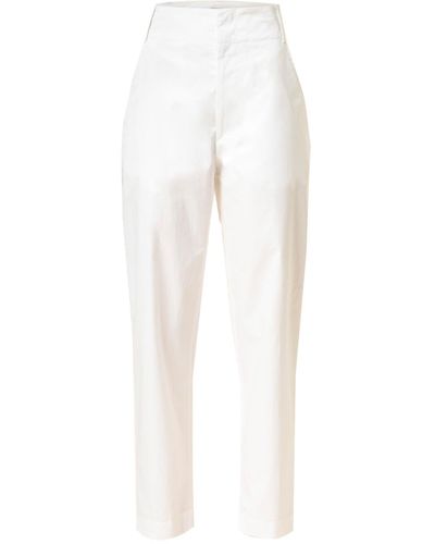 Isabel Marant Pantalones de algodón deicoe - Blanco