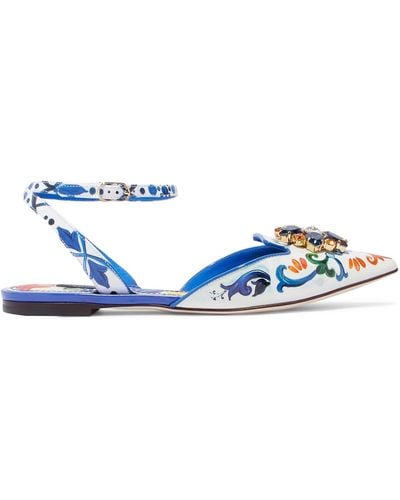 Dolce & Gabbana Flat sandals - Blau