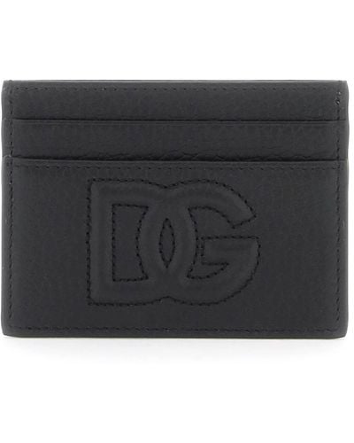 Dolce & Gabbana Kaarthouder Met Dg -logo - Zwart