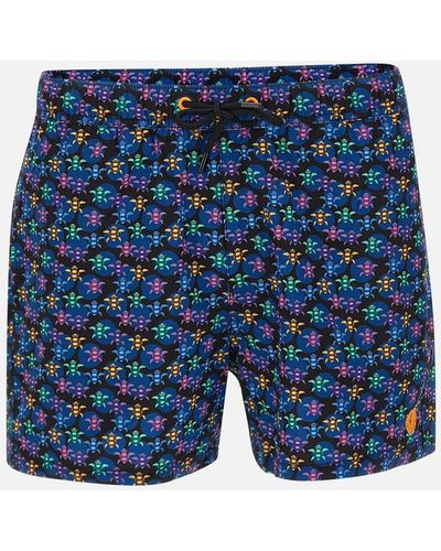 Save The Duck Sipo18 Ademir Turtle Swimsuit - Blue
