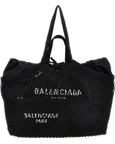 Balenciaga '24/7 L' Shopping Bag - Black