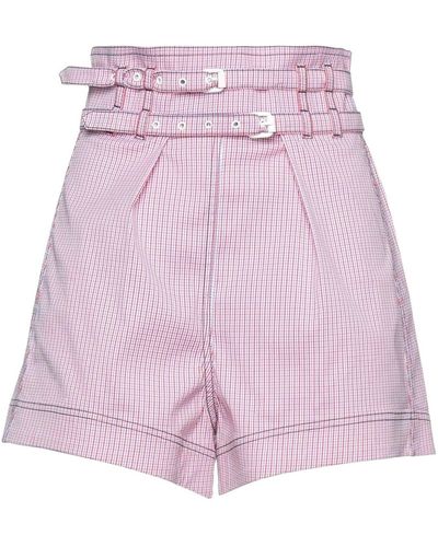 Philosophy Di Lorenzo Serafini Philosophie Di Lorenzo Serafini High Waist Denim Shorts - Violet