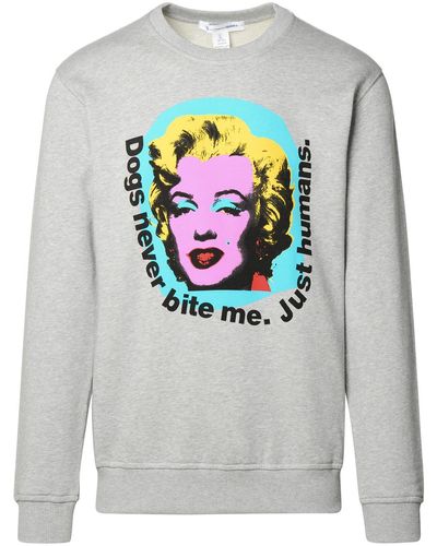 Comme des Garçons 'Marilyn Monroe' Cotton Sweatshirt - Gray