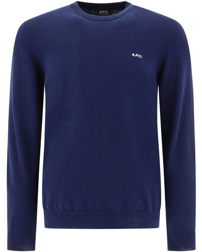 A.P.C. "Mayeul" Pullover - Blau