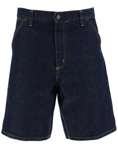 Carhartt Single Knie Bermuda Shorts - Blau